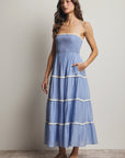 Sienna Smocked Tiered Maxi Dress