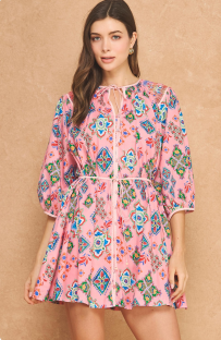 Bella Bohemian Mini Dress