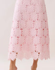 Francesca Floral Lace Midi Skirt