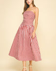 Gianna Stripe Tube Maxi Dress