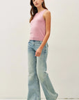 Veronica Soft Boatneck Sweater Tank
