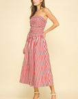 Gianna Stripe Tube Maxi Dress