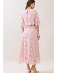 Francesca Floral Lace Midi Skirt