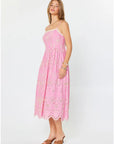 Emily Eyelet Cami Midi Dress