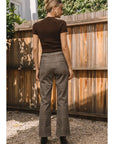 Plaid Full Length Pants
