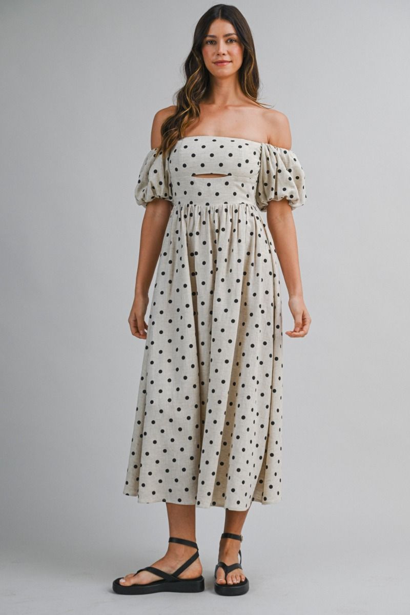 Patricia Polka Dot Midi Dress