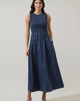 Isla Polka Dot Midi Dress