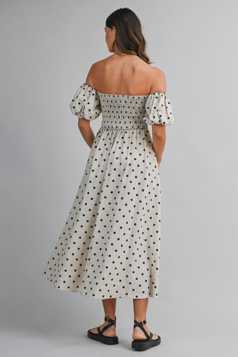 Patricia Polka Dot Midi Dress