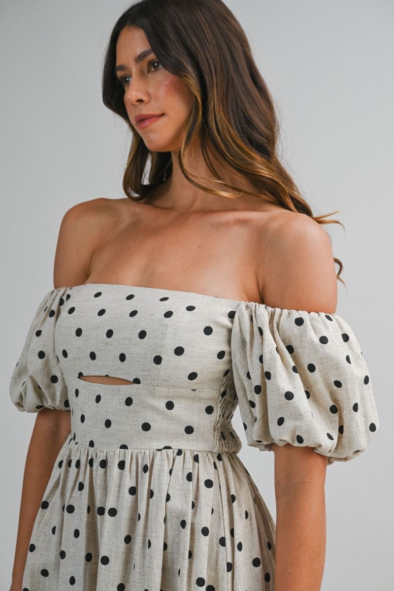 Patricia Polka Dot Midi Dress