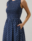 Isla Polka Dot Midi Dress