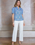 Paige Puff Short Sleeve Blouse