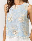 Morgan Embroidered Top