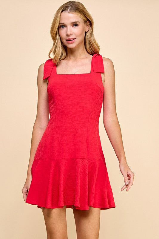 Callie Ruffle Mini Dress