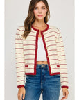 Darcie Striped Cardigan