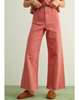 Ruby Red Gingham Denim