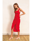 Havana Tulip Hem Wrap Dress