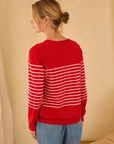 Nora Striped Cardigan