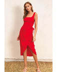 Havana Tulip Hem Wrap Dress