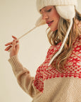 Marley Mock Neck Pullover Sweater