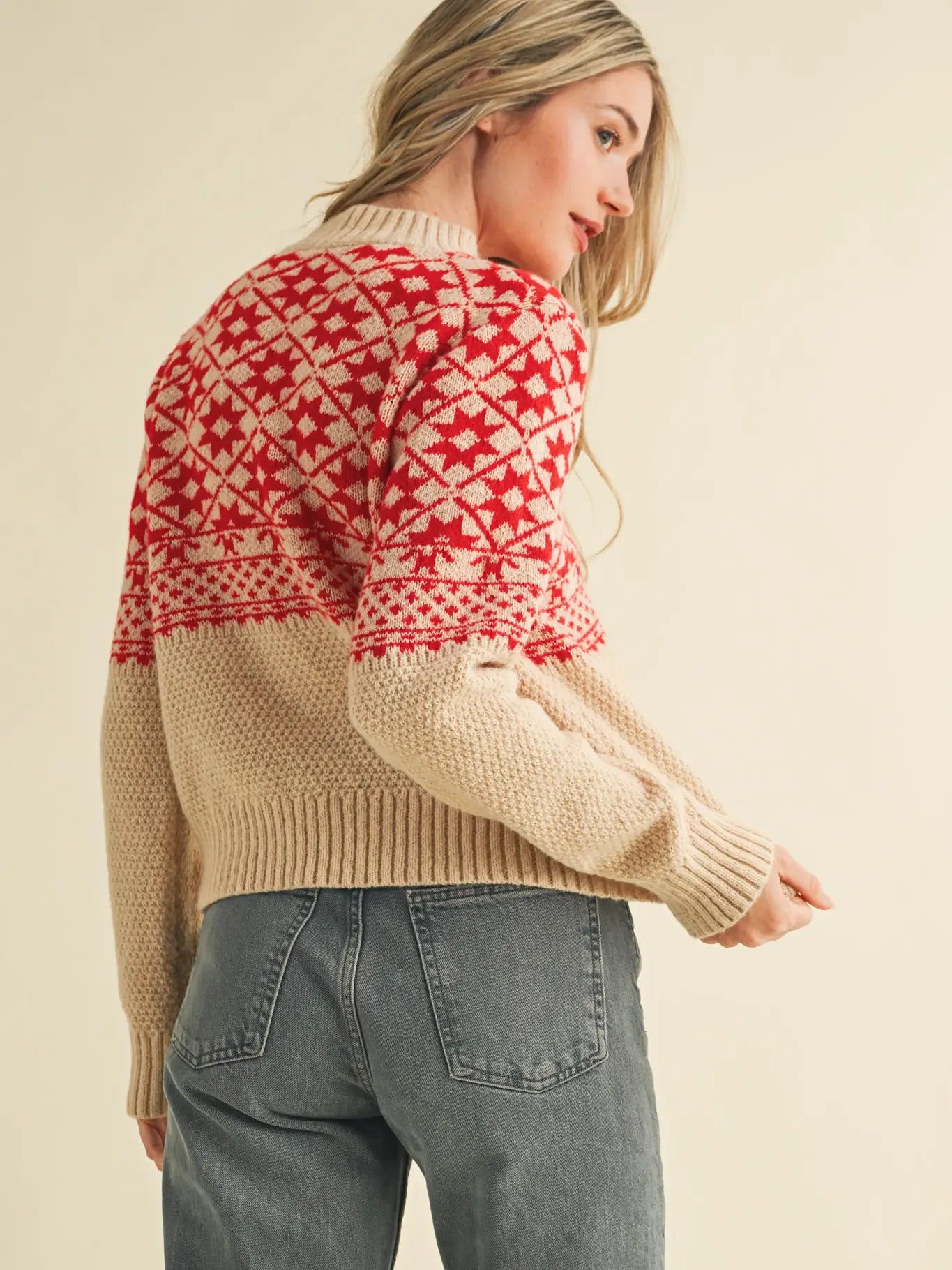 Marley Mock Neck Pullover Sweater