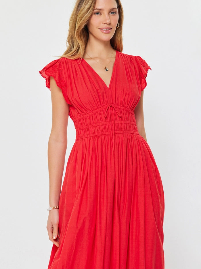 Elsa Embroidered Lace Midi Dress FR & Company Elsa Embroidered Lace Midi Dress FR & Company