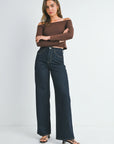 Relaxed Wide Leg Denim