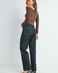 Relaxed Wide Leg Denim