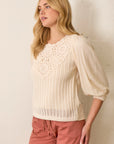 Riley Crochet Top - Plus Size