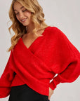 Wren Wrap Crossover Sweater