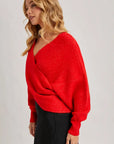 Wren Wrap Crossover Sweater