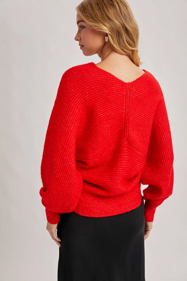Wren Wrap Crossover Sweater