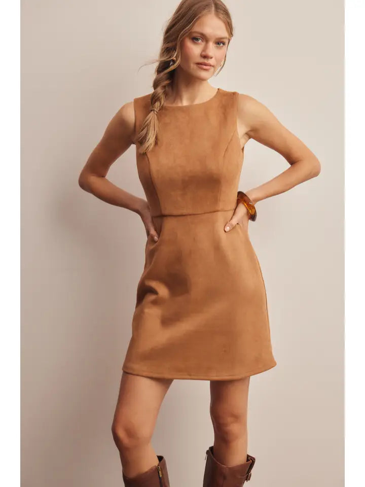Sutton Suede Mini Dress