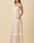 Sarah Eyelet Maxi Dress