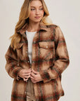 Bri Flannel Button Down Shacket