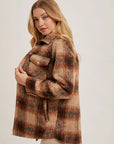 Bri Flannel Button Down Shacket