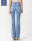 Shayla High Rise Flare Jean- Plus Size