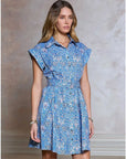 Baylor Button-Down Shirt Midi Dress