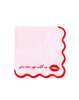 Galentine's 'Sip with Us" napkins