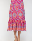 Reina Embroidered Maxi Skirt