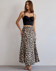 Zoey Leopard Print Skirt