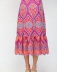 Reina Embroidered Maxi Skirt