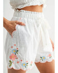 Fiona Floral Embroidered Sleepwear Set