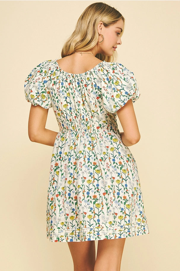 Stephanie Bubble Sleeve Dress