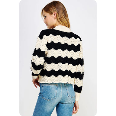 Allie Wave Stripe Sweater
