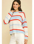 Stevie Striped Crew Neck Sweater