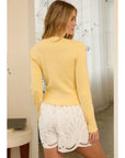 Alina Scalloped Cardigan