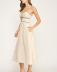 Layla Jacquard Midi Dress