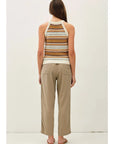 Stella Stripe Crochet Halter