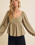 Taylor Babydoll Blouse