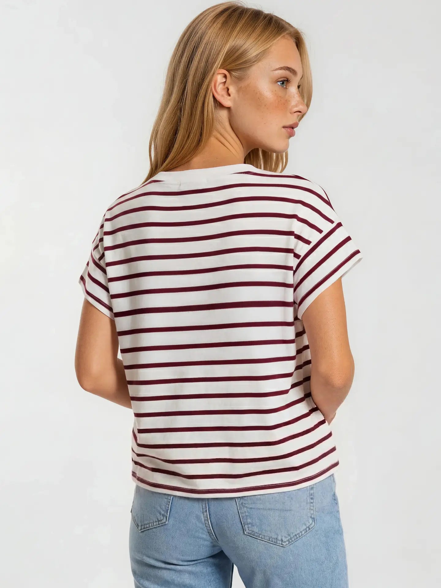 Roxy Raglan Sleeve Stripe Tee